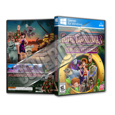 Hotel Transylvania 3 Monsters Overboard Pc Game Cover Tasarımı